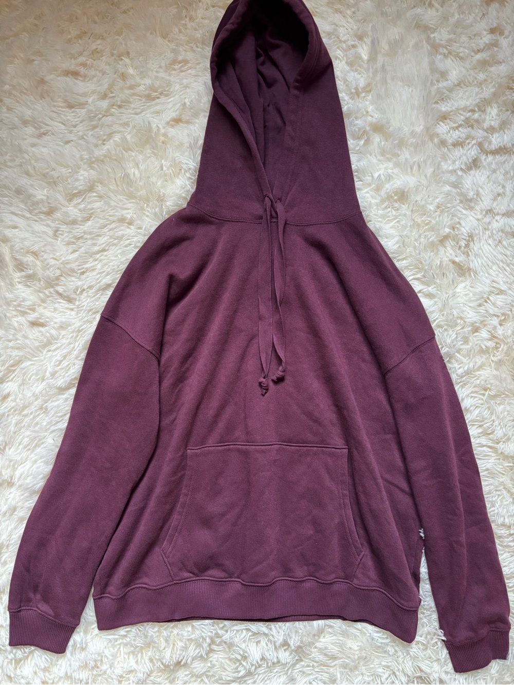 American Eagle Ahh-Mazingly Soft Hoodie Women's S Plum Burgundy Pullover NWT